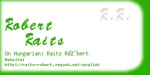 robert raits business card